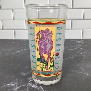 Official 123rd Kentucky Derby Souvenir Mint Julep Drinking Glass, 1997